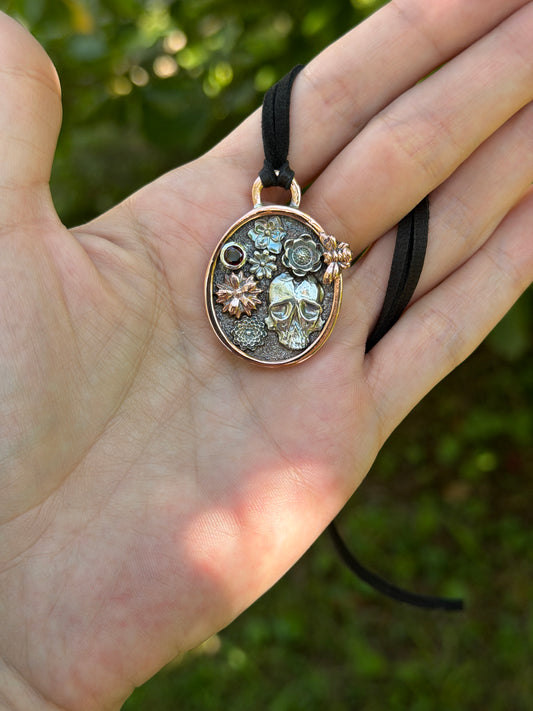 Grave Garden Garnet Pendant