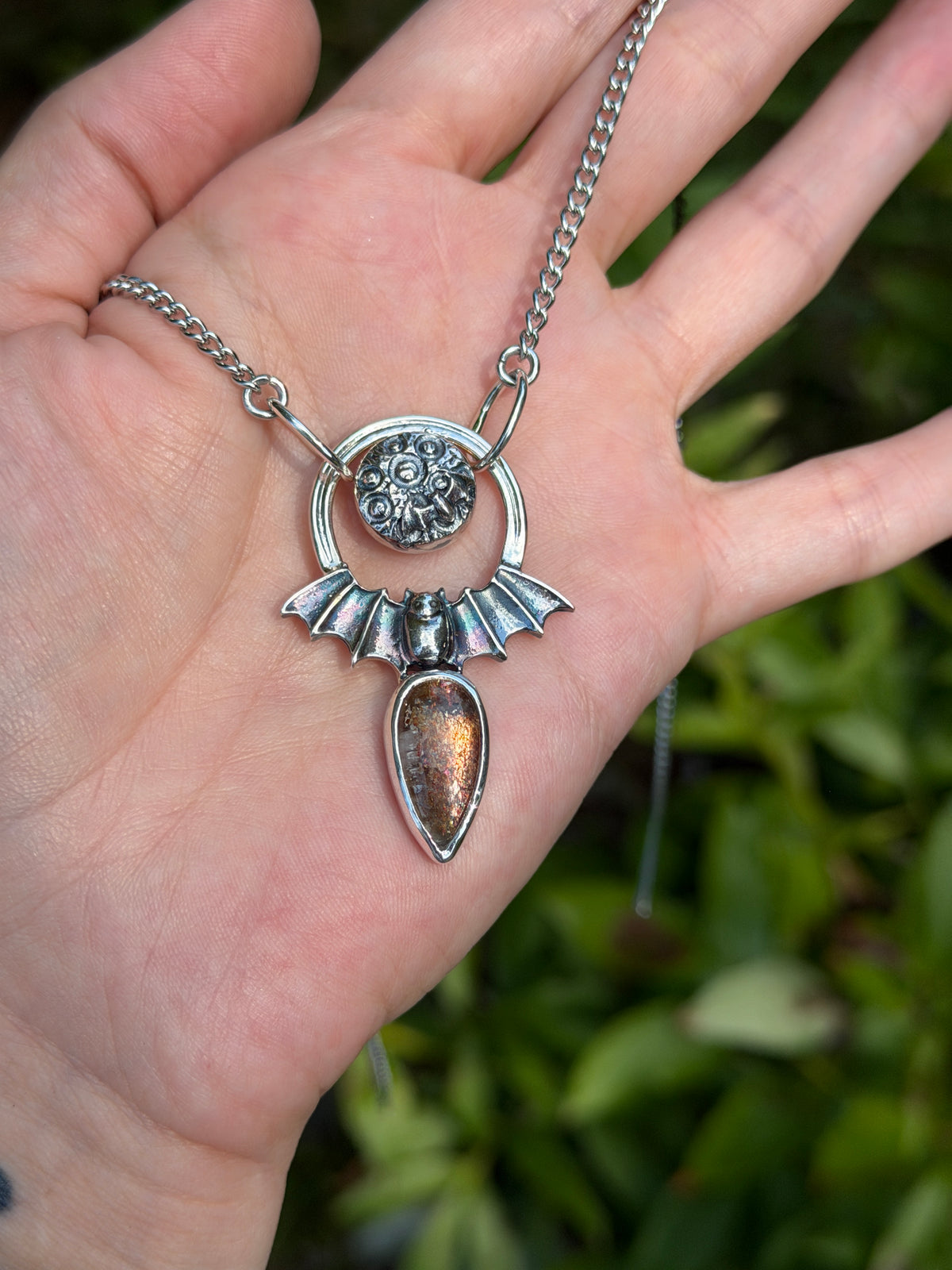 Moonlight Sunstone Pendant