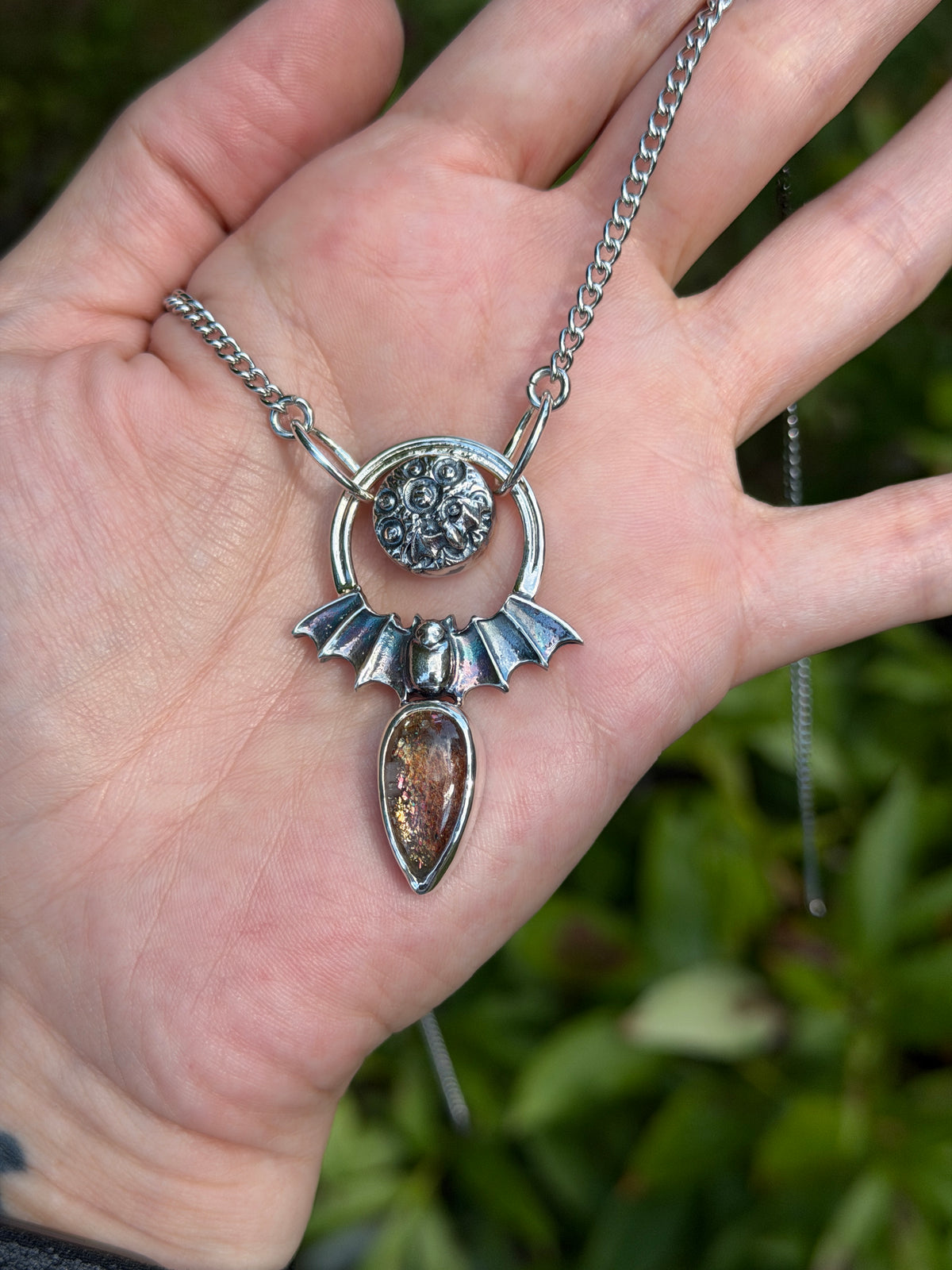 Moonlight Sunstone Pendant