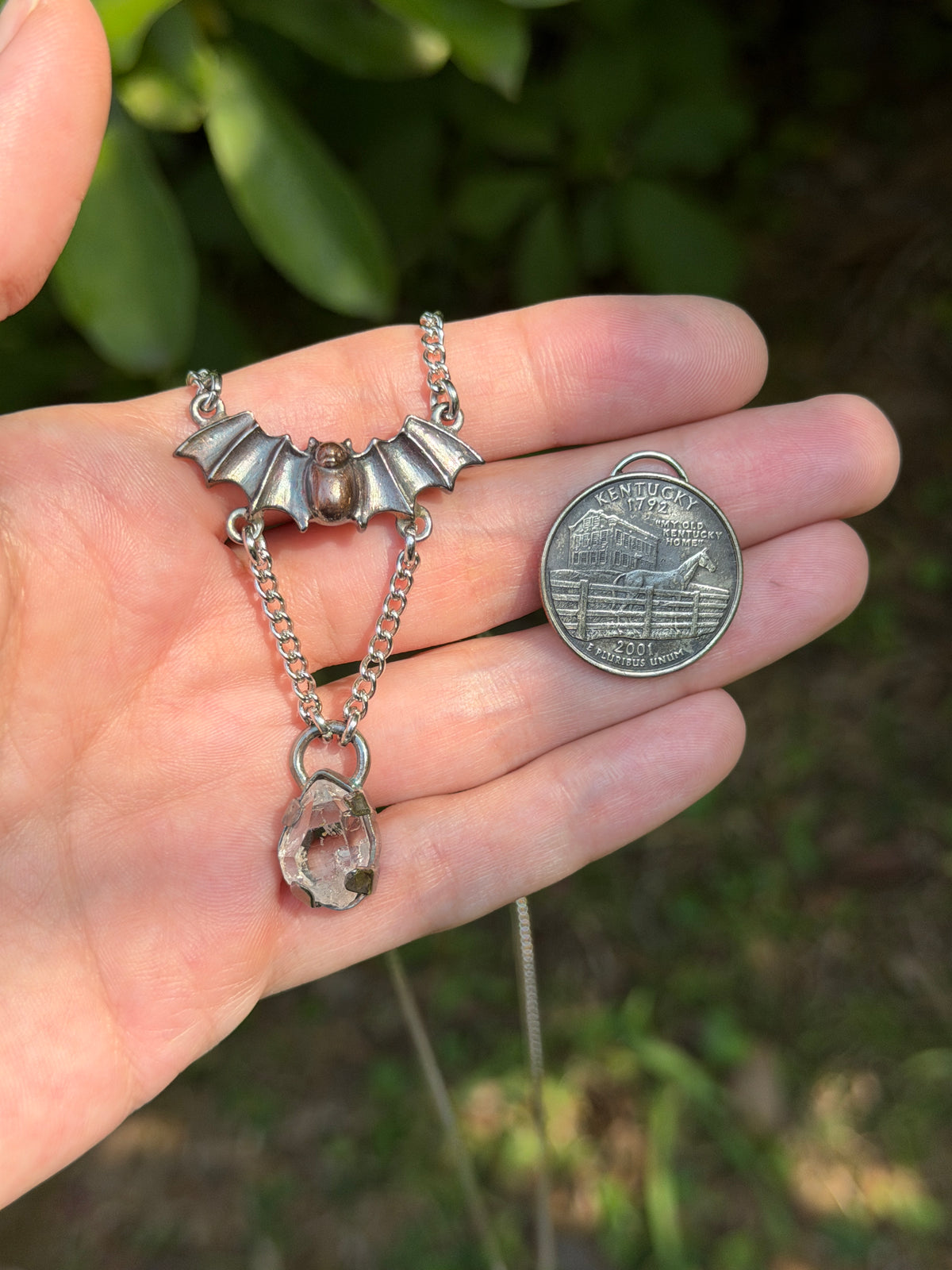 Night Flight Herkimer Pendant