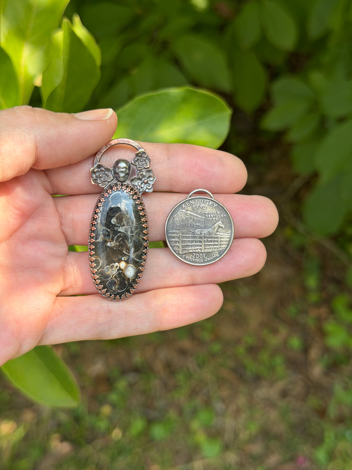 Fossil Garden Turritella Pendant